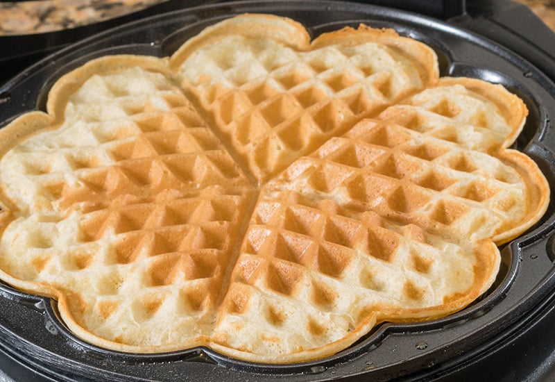 Preparat care nu se lipește, gofre mai sănătoase.