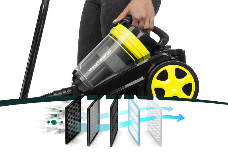 Filtru HEPA 13 pentru un aer mai curat.