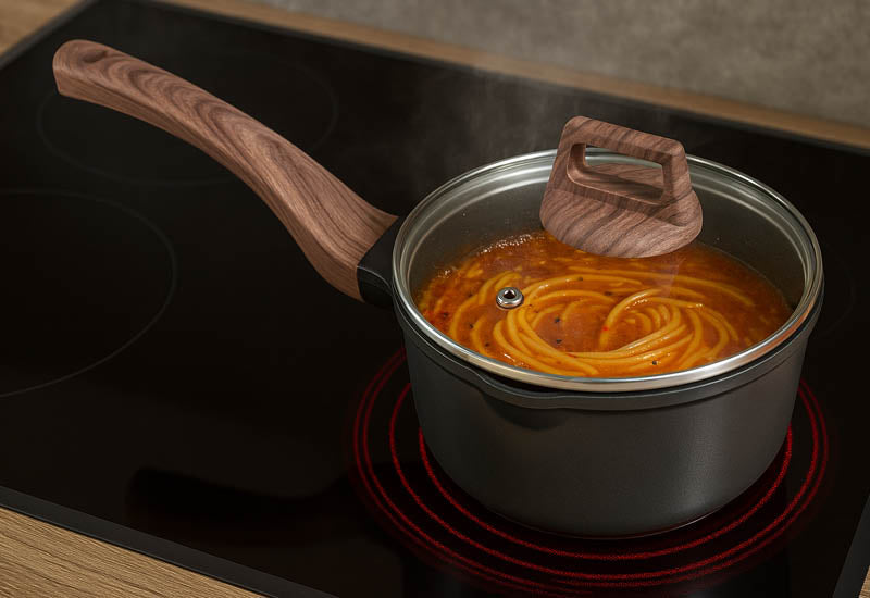 Potrivit pentru toate plitele, inclusiv pentru cele cu inducție.