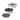 Set de vase Rosmarino HexaPRO, 4 piese