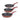 Set de tigăi Rosmarino Lava Stone Grape, 3 piese