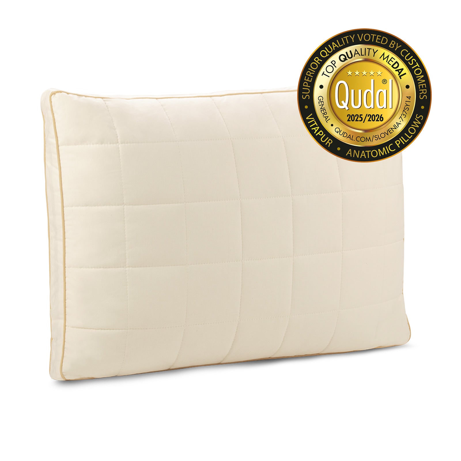 Pernă clasică cu fibre de bambus All Sides Sleep, 50x70 cm