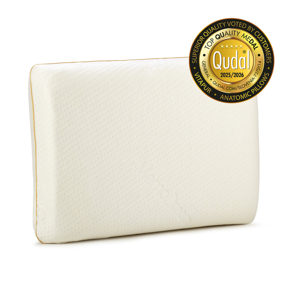 Pernă clasică cu spumă cu memorie MemoDream, 37x55 cm