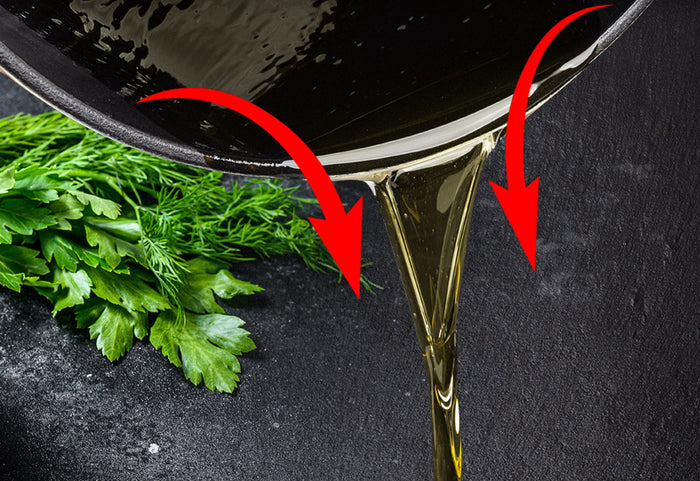 Scurgerea lichidelor este ușoară.