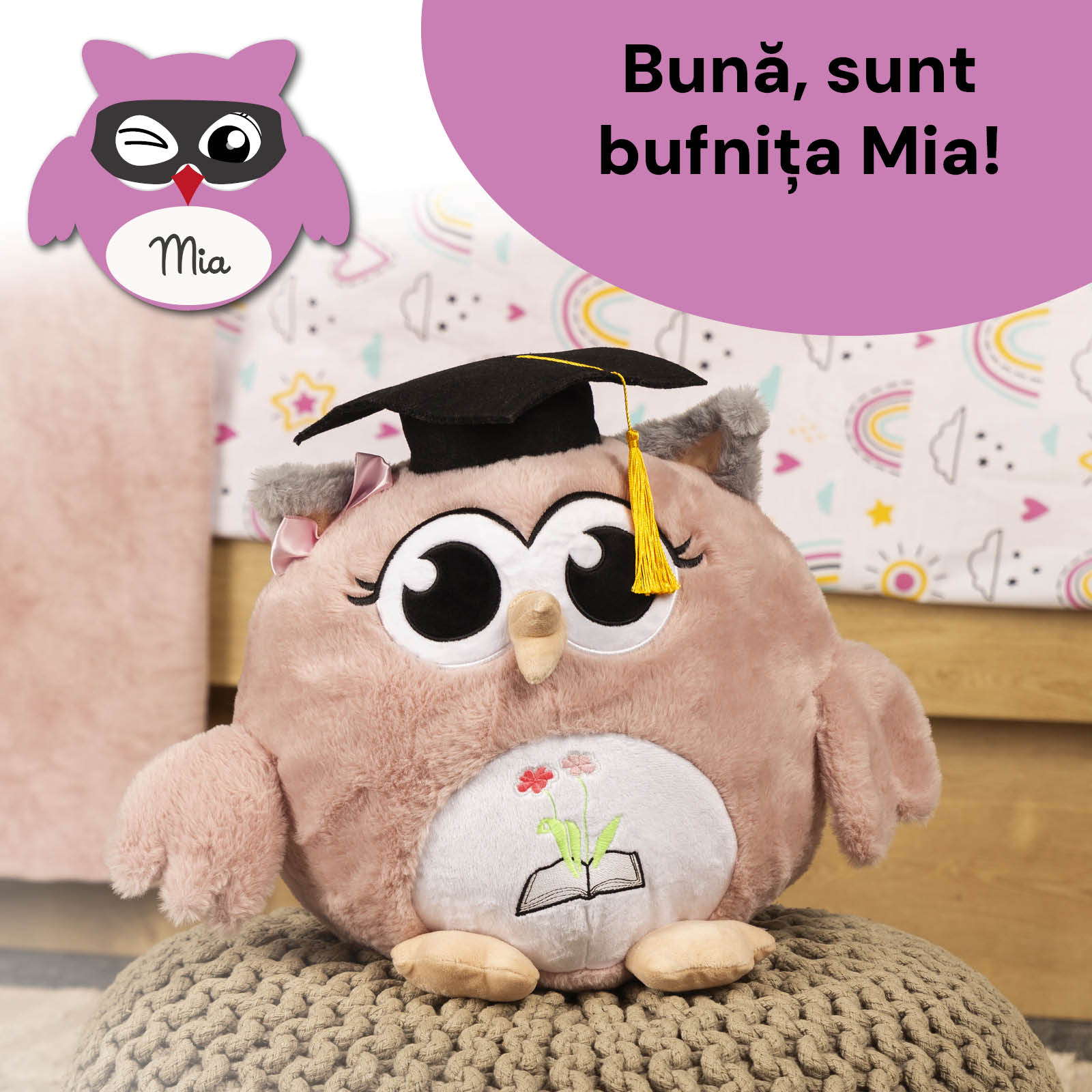 Bufniță Sora Mia - 3în1
