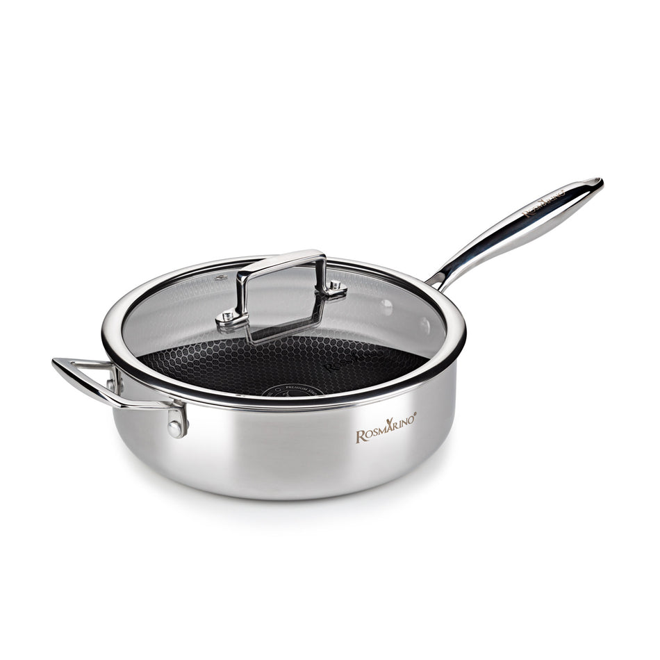 Tigaie sauté premium cu capac Rosmarino HexaPro - 24 cm
