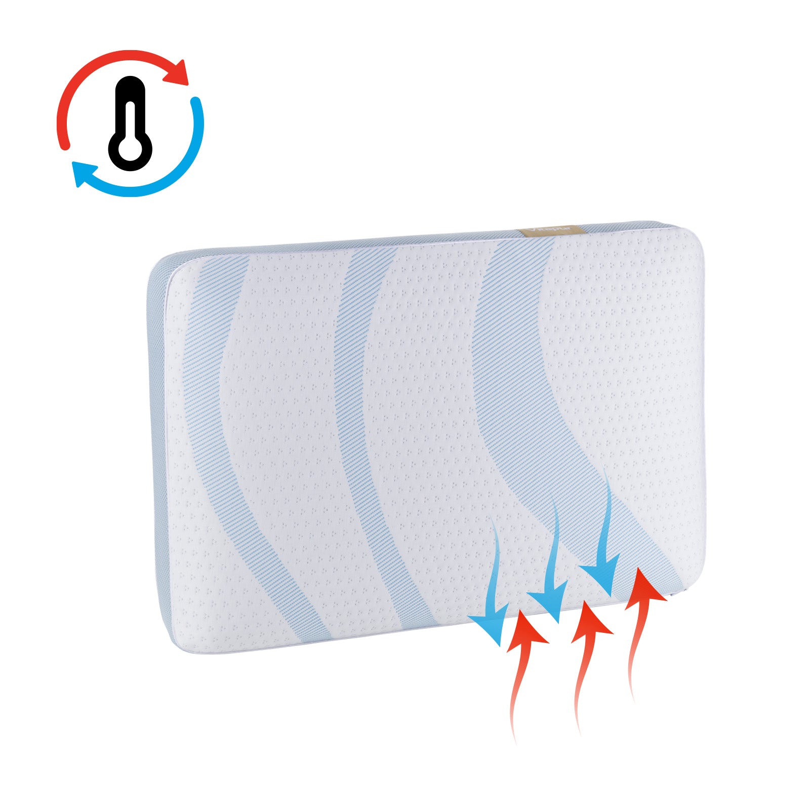 Pernă cu efect de răcire Vitapur MemoSilver Premium Fresh – 40 x 60 cm