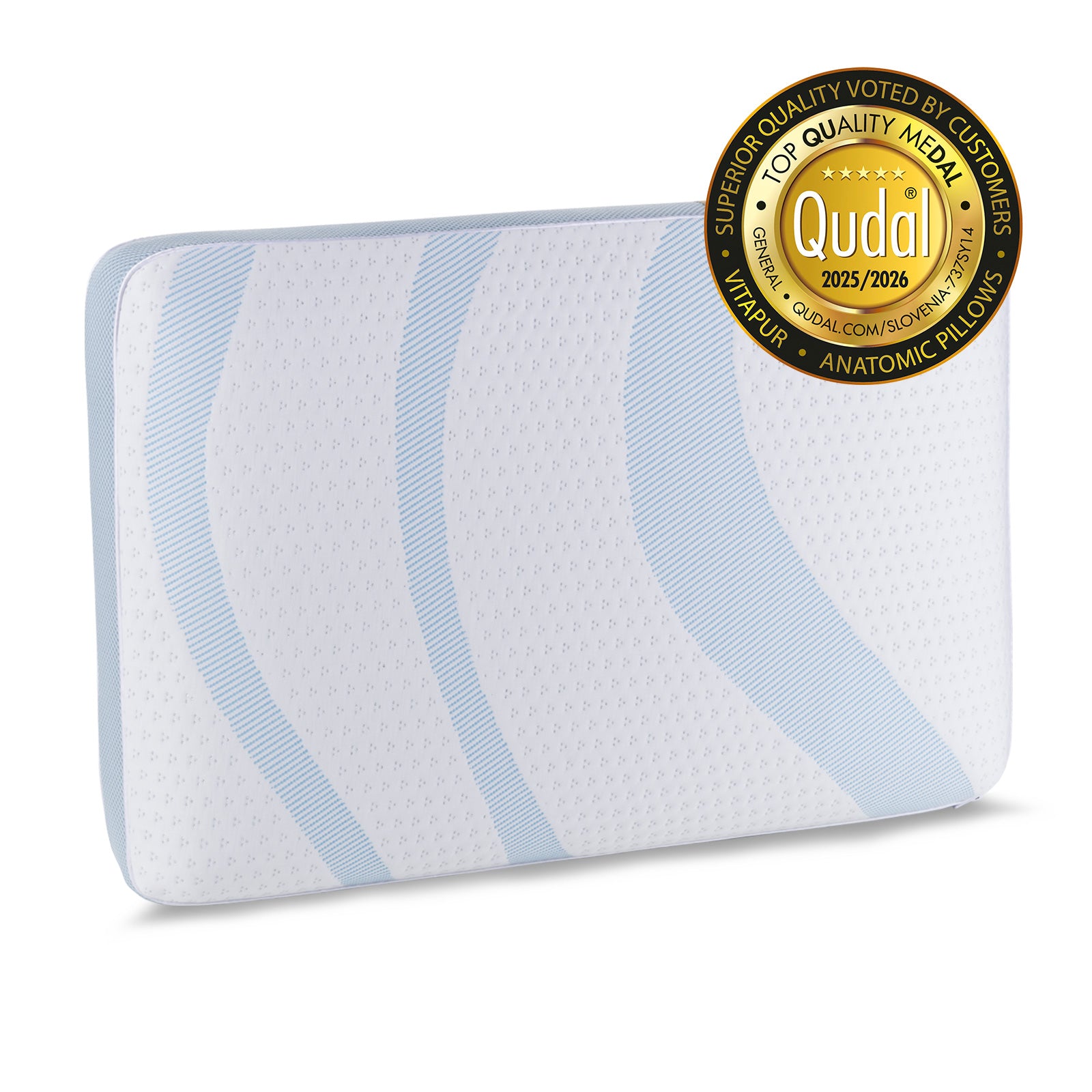 Pernă cu efect de răcire Vitapur MemoSilver Premium Fresh – 40 x 60 cm