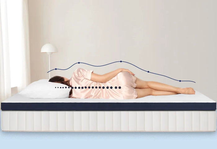 Spuma cu memorie ViscoCell se adaptează formei corpului.