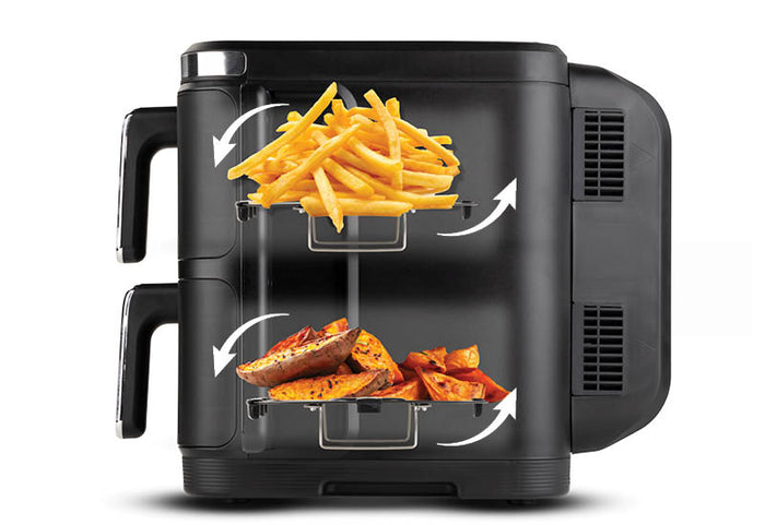 Cartofii prăjiți și mai crocanți datorită grătarului ridicat.