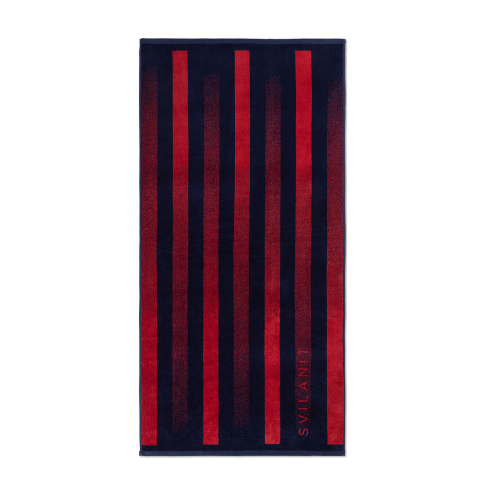 Prosop de plajă Graphic Red, 80 x 160 cm