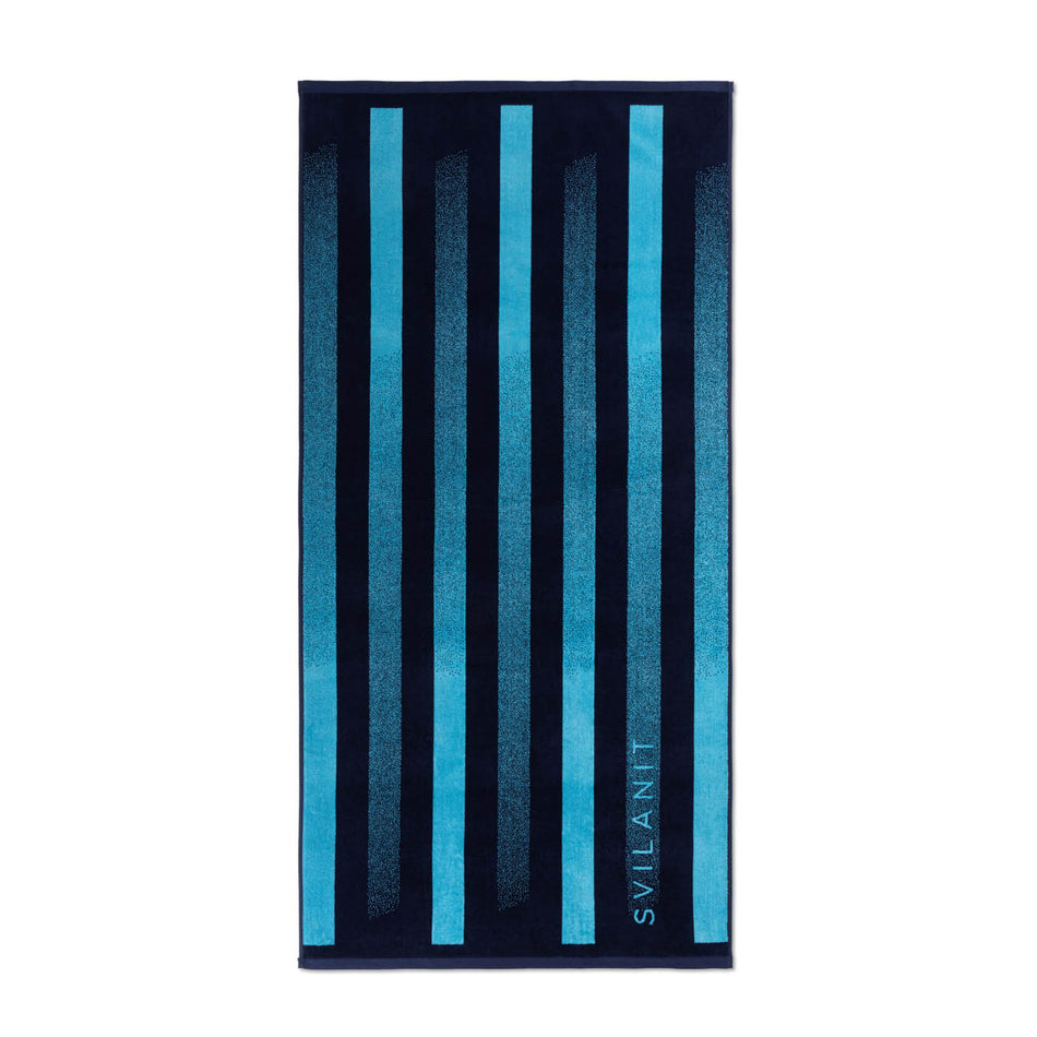 Prosop de plajă Graphic Blue, 80 x 160 cm
