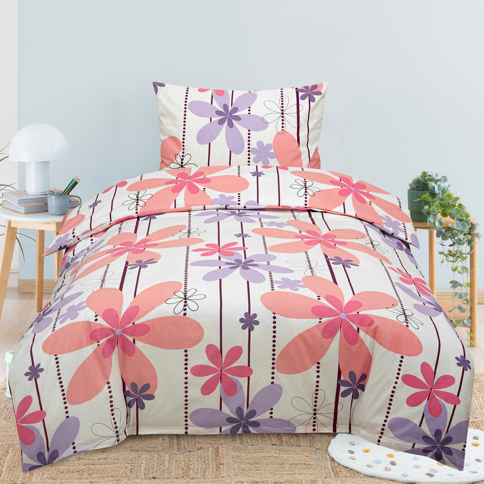 Lenjerie de pat pentru copii din bumbac Cosy