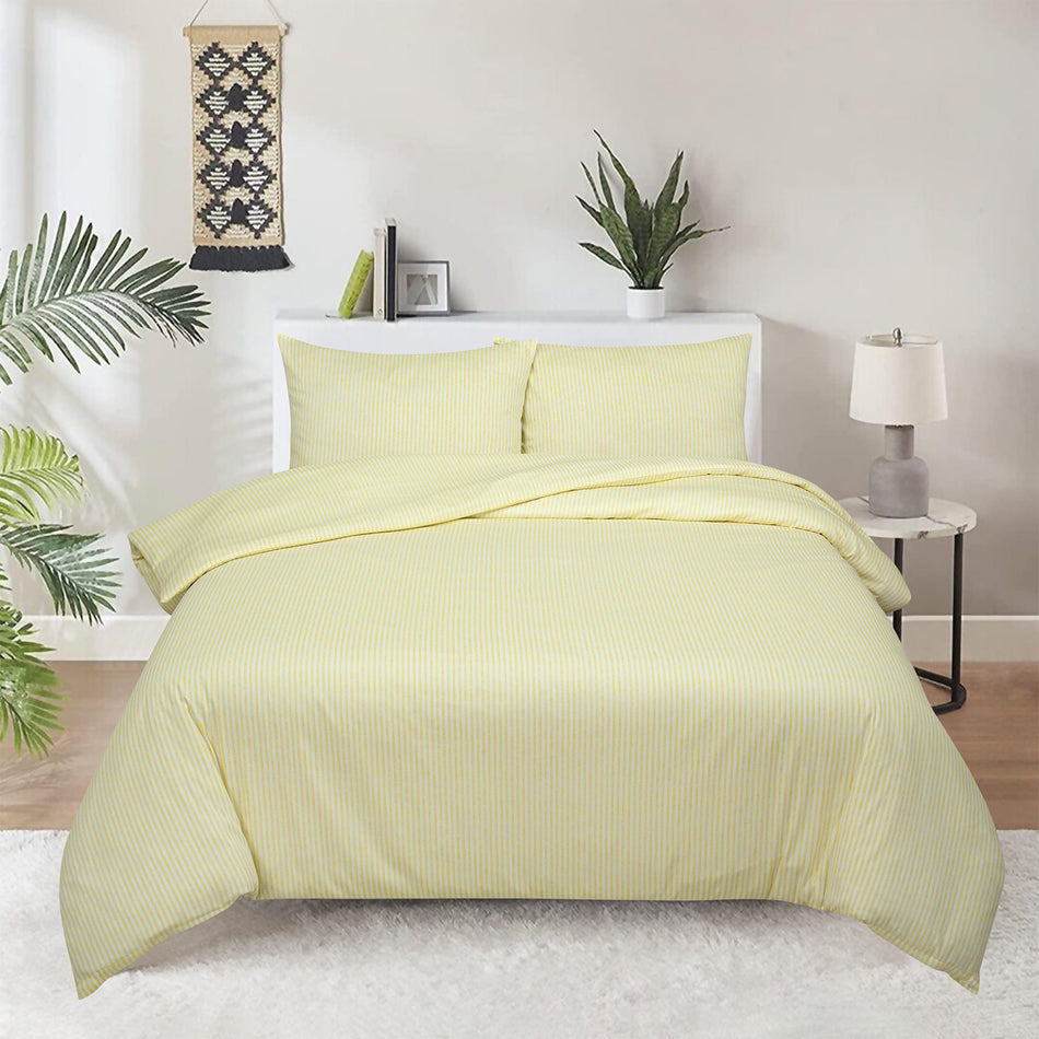 Lenjerie de pat din satin de bumbac Fruity Stripe