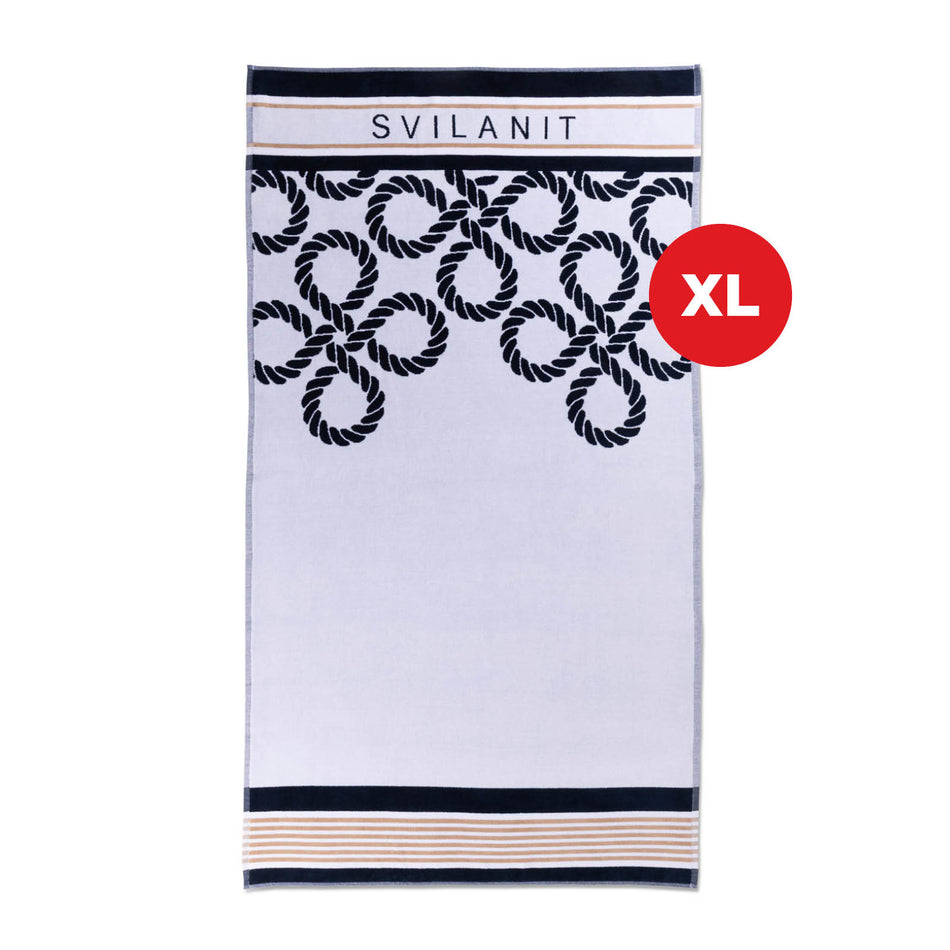 Prosop de plajă Royalty White, 100 x 180 cm