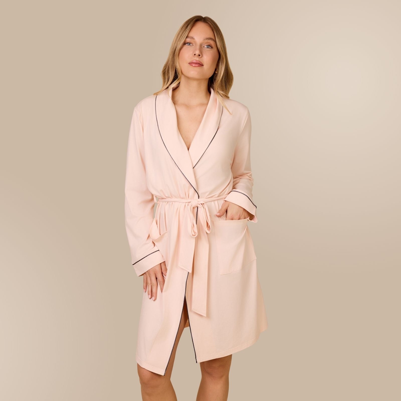 Svilanit halat de damă Luméa – Cloud Rose