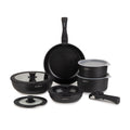 Set de vase de gătit format din 12 piese cu mâner detașabil Rosmarino Click&Cook