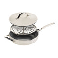 Tigaie pentru gătit la abur, sotare și prăjire Rosmarino Chef’s Choice All-in-One, 28 cm