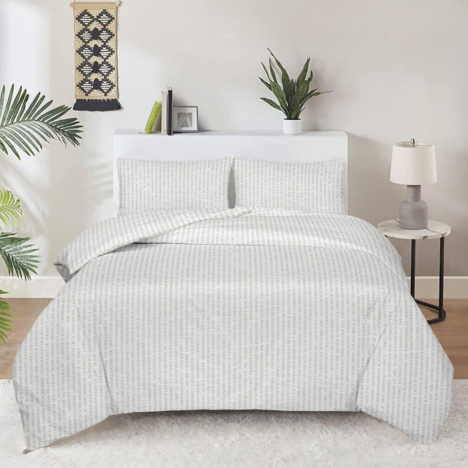 Lenjerie de pat din satin de bumbac Svilanit Urban Calm