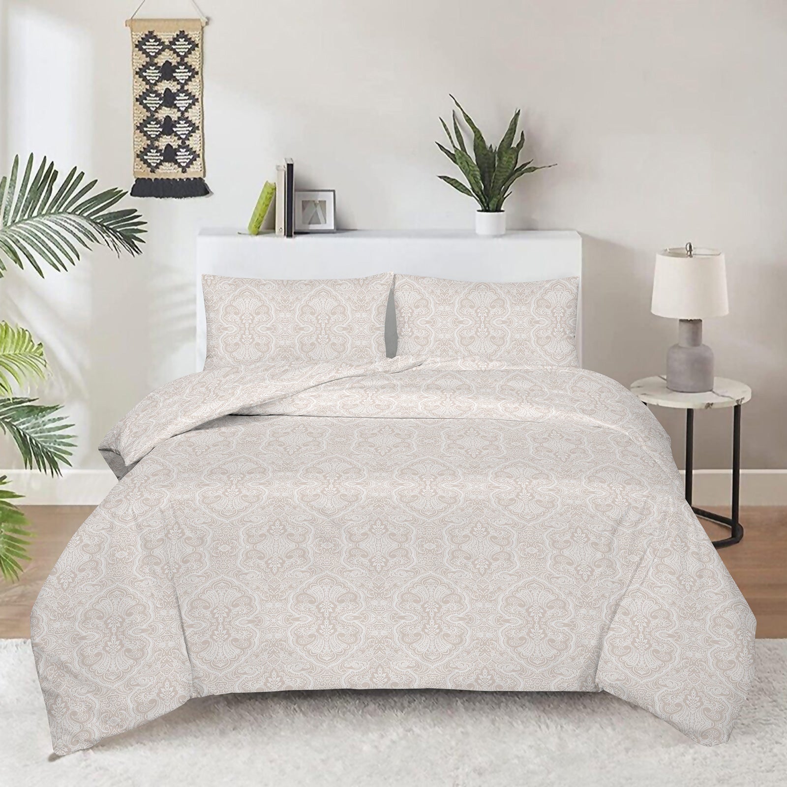 Lenjerie de pat din satin de bumbac Svilanit Lavender