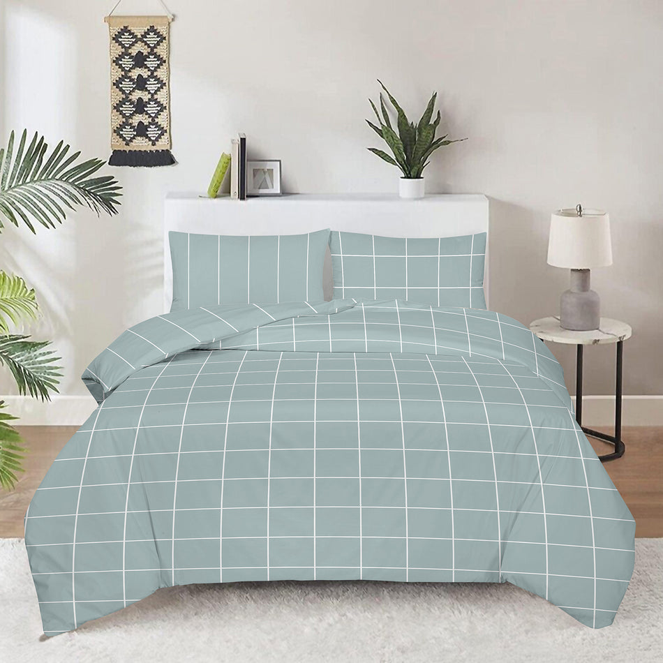 Lenjerie de pat din satin de bumbac Svilanit Nordic Frame