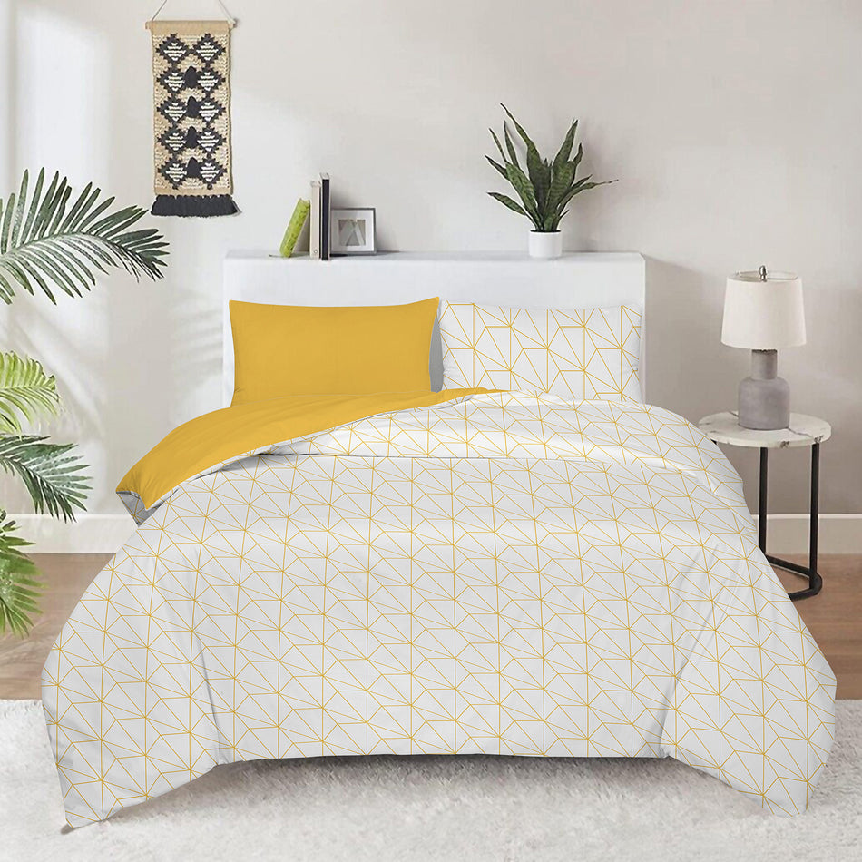 Lenjerie de pat din bumbac Svilanit Golden Arcs