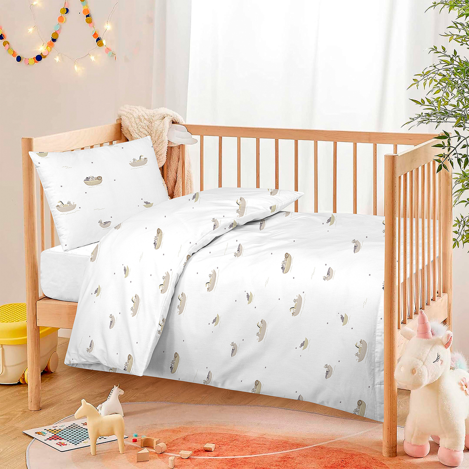 Lenjerie de pat pentru bebeluși Svilanit Swan Dreams