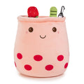 Jucărie și pernă de călătorie Svilanit Bubble Tea 2 în 1