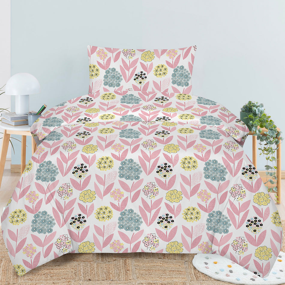 Lenjerie de pat pentru copii din bumbac Svilanit Bloomy Dreams