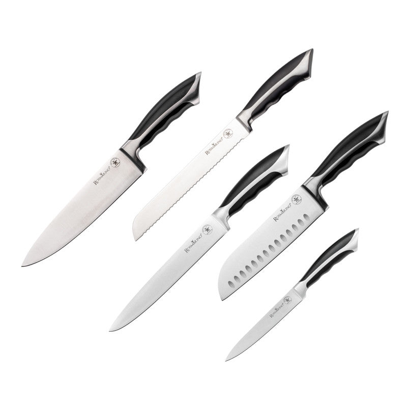 Set de 5 cuțite din oțel Rosmarino Blacksmith's