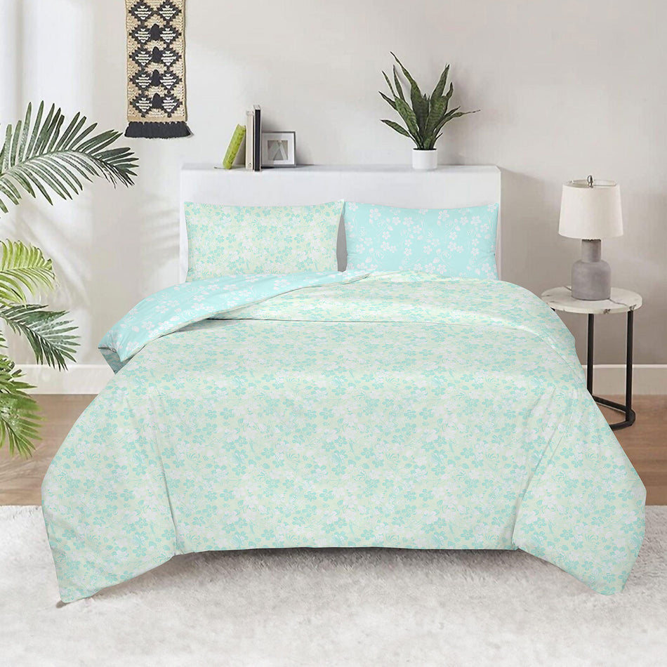 Vitapur lenjerie de pat din bumbac Svilanit Mint Blossom