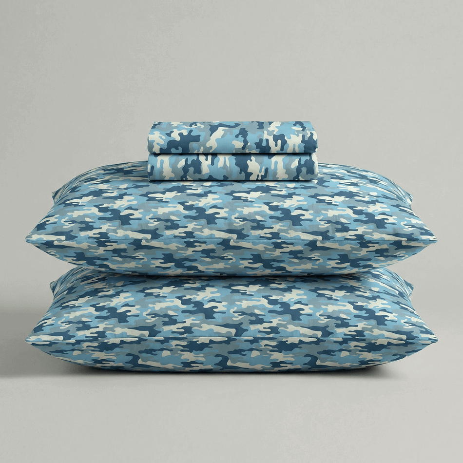 Vitapur lenjerie de pat pentru copii din bumbac Svilanit Camo
