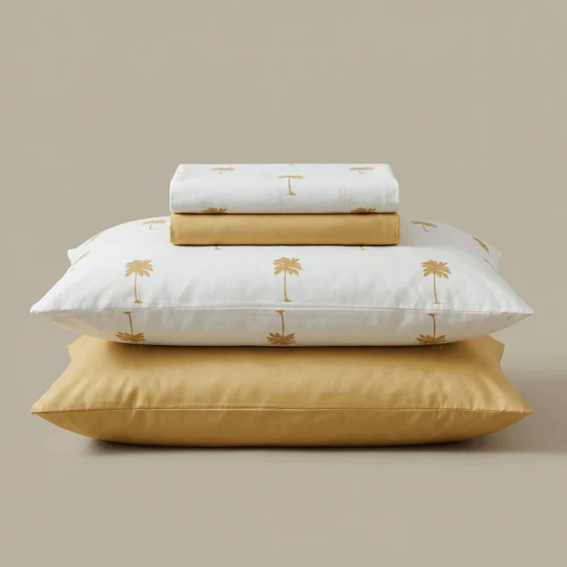 Svilanit lenjerie de pat din bumbac satinat Opalia