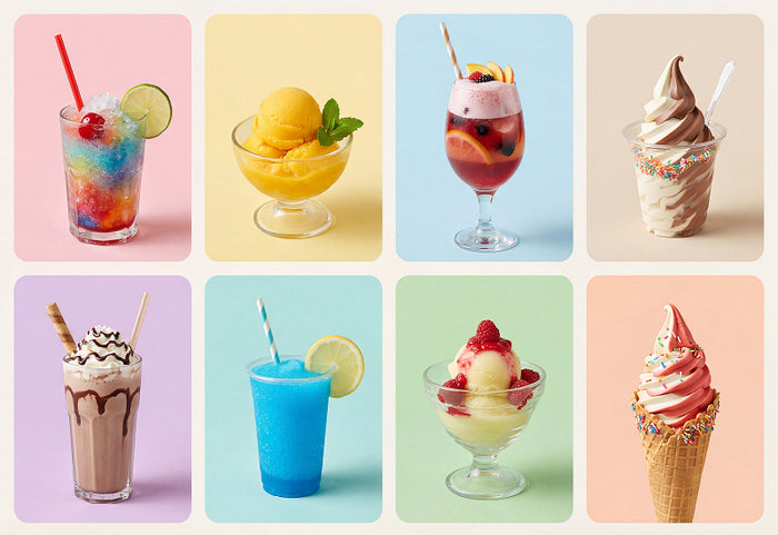 Slushie, sorbet, cocktail sau înghețată soft serve – alegerea îți aparține