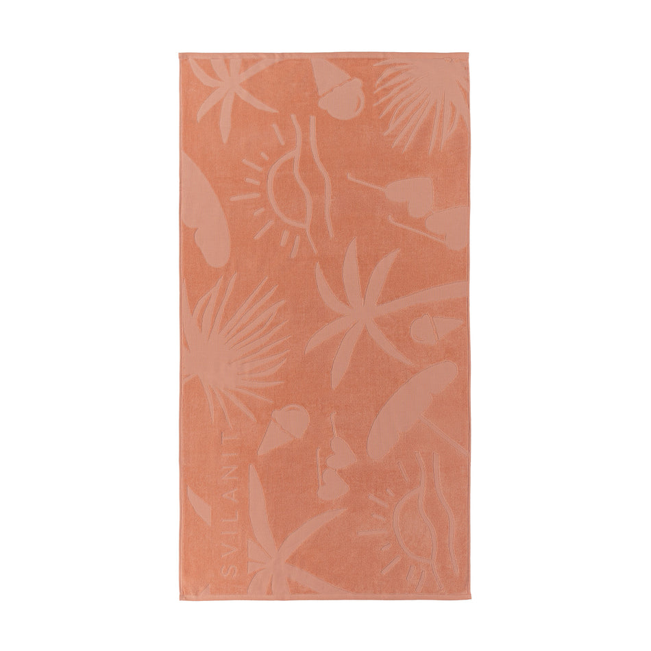 Svilanit prosop de plajă premium Summer Pink, 80 x 160 cm