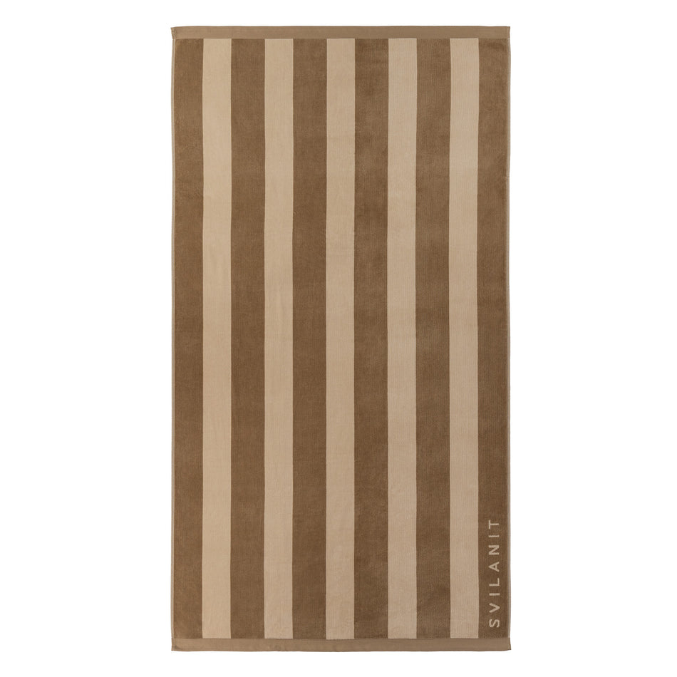 Svilanit prosop de plajă mare premium Nude, 100 x 180 cm