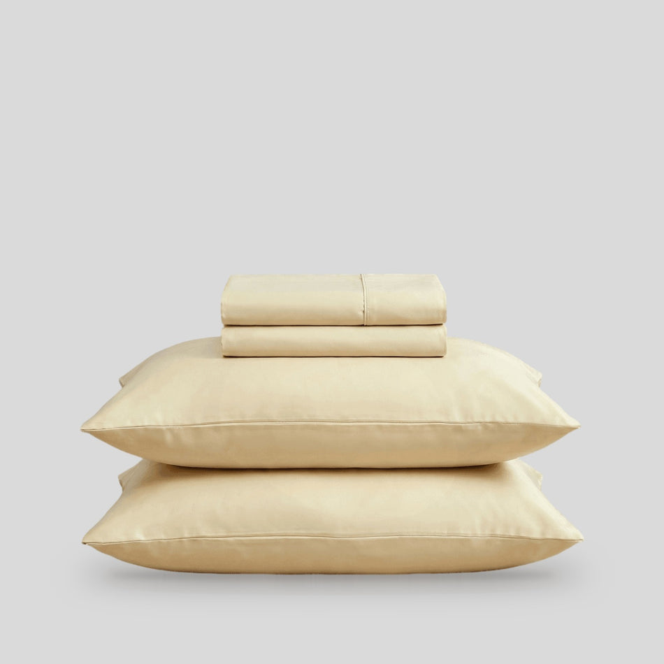 Svilanit lenjerie de pat din bumbac satinat Ivory