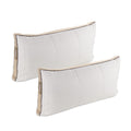 2 x pernă hibridă cu fibre de bambus NEO Memory – 40 x 80 cm