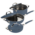 Set de vase pentru gătit la abur, sotare și prăjire Rosmarino Chef’s Choice All-in-One