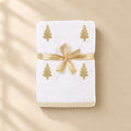 Prosop de baie de Crăciun cu broderie Svilanit Christmas Trees – 50 x 100 cm
