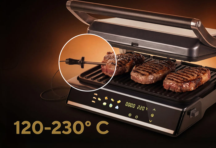 Sondă de temperatură pentru carne gătită perfect