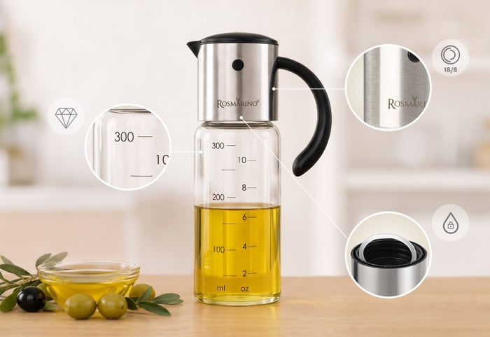 Fabricată din sticlă borosilicată premium