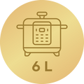 Capacitate de 6 L