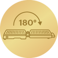 Deschidere până la 180°4