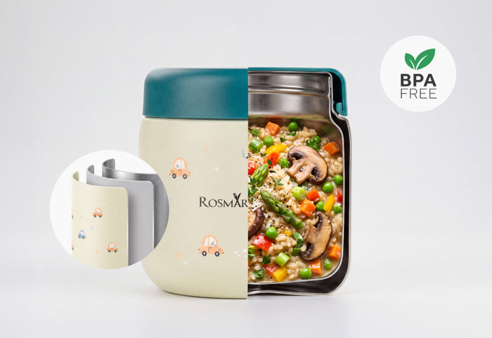 Oțel inoxidabil premium și materiale fără BPA