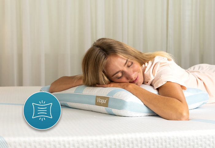 O pernă care își păstrează forma timp îndelungat.