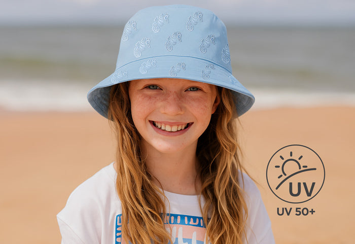 Protecție UV 50+ pentru pielea sensibilă a copiilor.