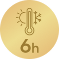 Cald/rece până la 6 ore1