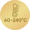 Interval de temperatură 60–240 °C3