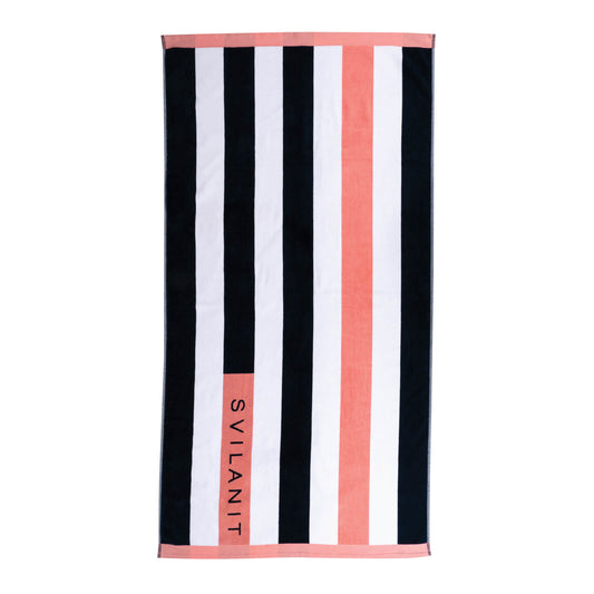 Prosop de plajă Pink Stripe
